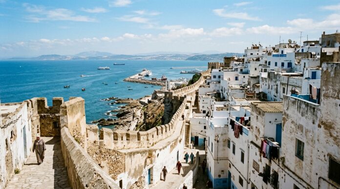 Tangier Travel Guide: The Complete Gateway on the Strait Tangier Kasbah walls and whitewashed houses overlooking Strait of Gibraltar