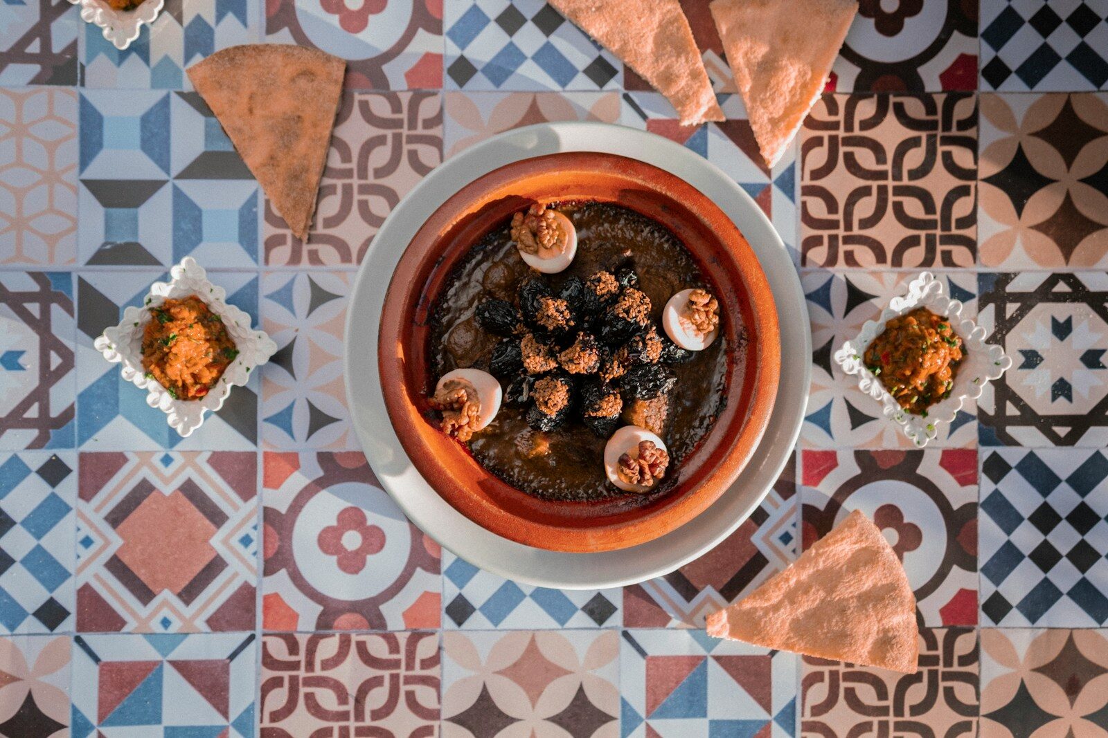 Traditional Moroccan dish served at one of the best restaurants in Marrakech