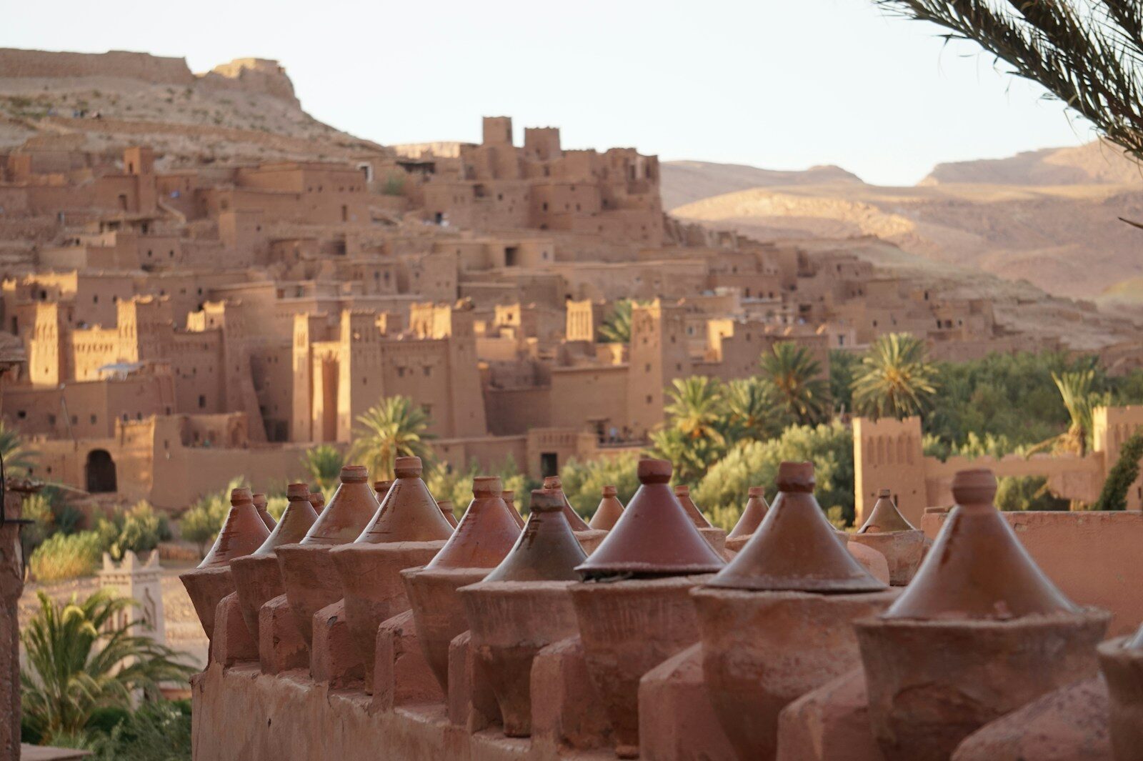 Clay tagine pots, a staple on Taghazout restaurants menus